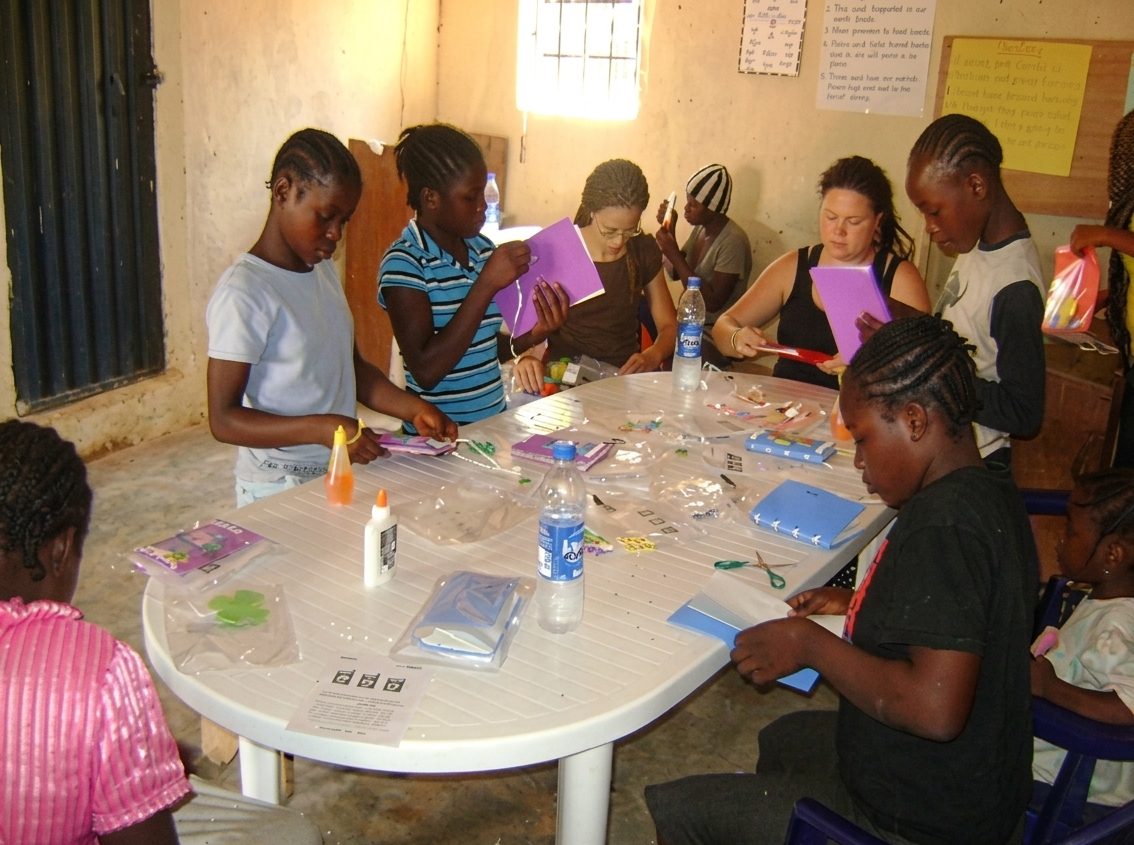 Children taking part in a learning activity